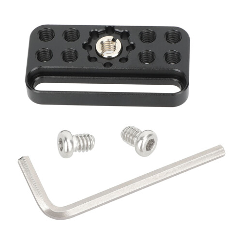 3/8" kompatible Multi-Loch-Kamera-Montageplatine aus leichter