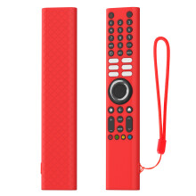 Vollflächige Silikonhülle für XMRMP3-TV-Fernbedienung,-Rot