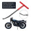 2pcs Exhaust Spring Puller Tool Motorcycle Exhaust Spring Hooks, T Handle Exhaust Spring Hooks Snowmobile Spring Puller 3