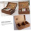 1 Piece Handmade Box Sewing Tools Holder Storage Sewing Box Sundries Sewing Box 2