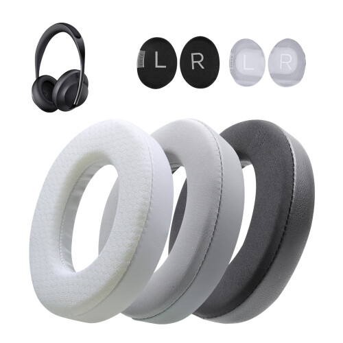 Coussinets d'oreille ergonomiques avec couche de Gel glacé,-Gris 2