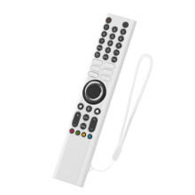 Couverture complète en Silicone pour télécommande TV-Blanc