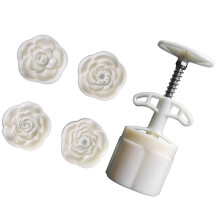 Bloempatroon Maan Cake Persvormen Cookie Stempel Chinese