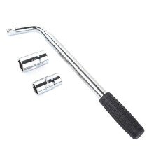 Lug Wrench for Cars Tire Wrench Alloy Steel with Adapter Adjustable Tool