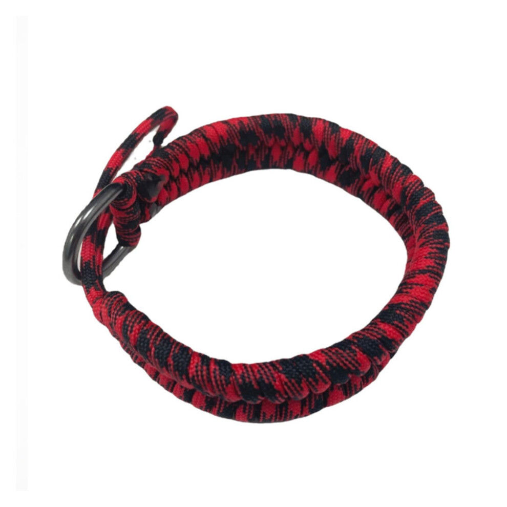 Secure Camera Wrist Strap Dslr Hand Strap Adjustable Length Weatherproof Paracord Camouflage Adventure Photography Red 9001264222642