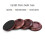 4 teile/satz Klavier Caster Cups Coaster 2