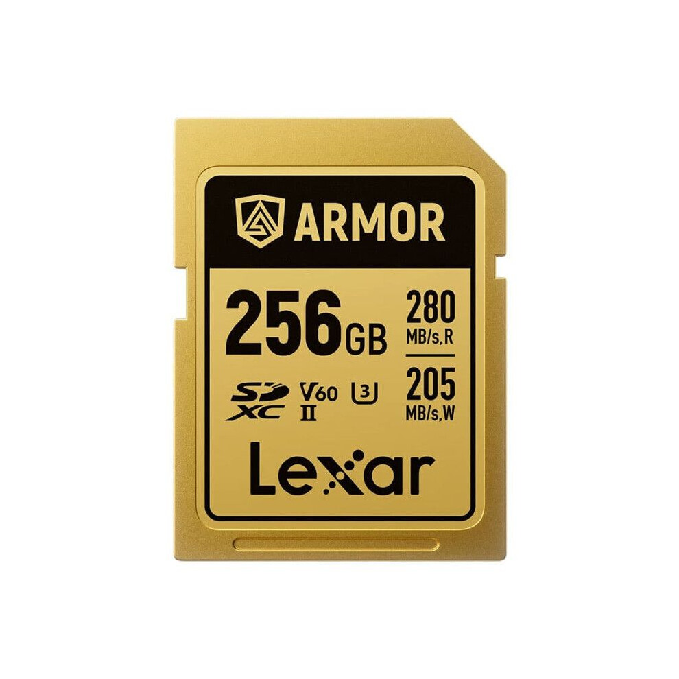 Lexar ARMOR GOLD SDXC UHS-II Memory Card 256 GB Gold - Image 4