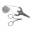 1Pc Retro Scissors Set, Chaining Scissors, Chain Scissors, Household Chain Scissors, Retro Chain Scissors, Robust Chaining Scissors, Silver 1