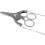 1Pc Retro Scissors Set, Chaining Scissors, Chain Scissors, Household Chain Scissors, Retro Chain Scissors, Robust Chaining Scissors, Silver 4