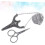 1Pc Retro Scissors Set, Chaining Scissors, Chain Scissors, Household Chain Scissors, Retro Chain Scissors, Robust Chaining Scissors, Silver 2
