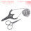 1Pc Retro Scissors Set, Chaining Scissors, Chain Scissors, Household Chain Scissors, Retro Chain Scissors, Robust Chaining Scissors, Silver 5