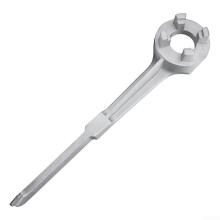 Wrench with ergonomic handle for opening of 10 to 55 gallon drums