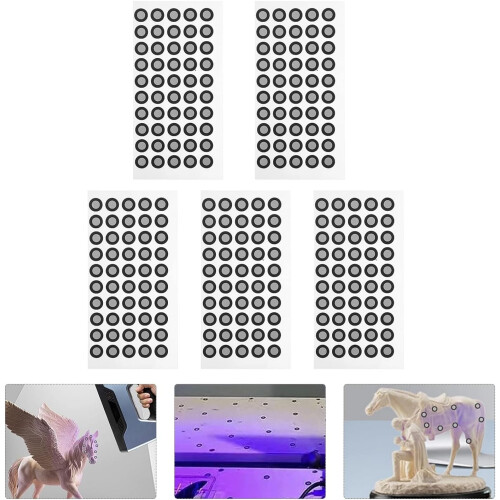 3DScanMarker, 3D Scanner Marker, reflective reference points film 10 sheets 2