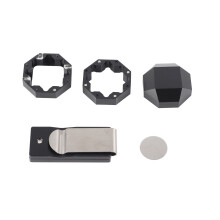 Aluminium-Queue-Kreidehalter-Clip Octagon