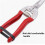 Professional, sharp bypass garden shears, tree shears, hand garden shears for the garden, durable and versatile. 5