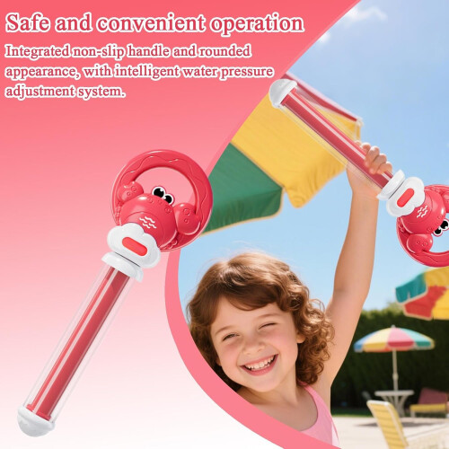Kid Water Soaker Toy, Pool Squirter, Interactive ParentChild Play, Sturdy for Backyard, Beach Fun Red 1