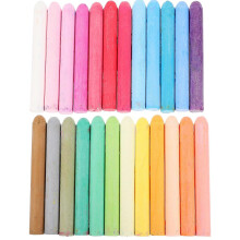 Colorful Chalk Portable Teachers Chalks for Drawing Outdoors 48Pcs
