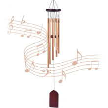 Sinos de vento de alumínio, design à prova d'água que garante a resistência da decoração externa, presente memorial que oferece som relaxante e