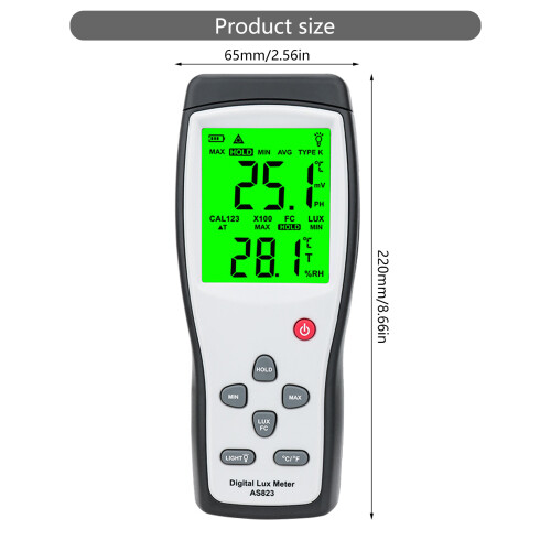 Professional Sensory AS823 Digital Meter High Precise Split Type 2