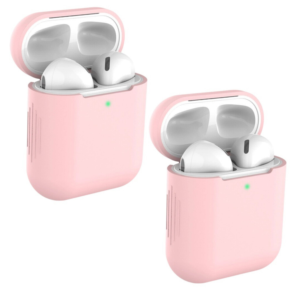 Not Drop Silicone Shielding Case Shock Absorption Earbud- Pink 7709000210879