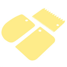Veelzijdige deegsnijgereedschappen, flexibele plastic keukenset met deegsnijders, niet-giftige, herbruikbare deegschrapers voor eenvoudige reiniging,