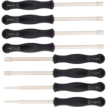 Ferramenta de ajuste de carburador com cabo ergonômico, conjunto de chave de fenda estriada de 21 dentes para reparos em motores de 2 tempos