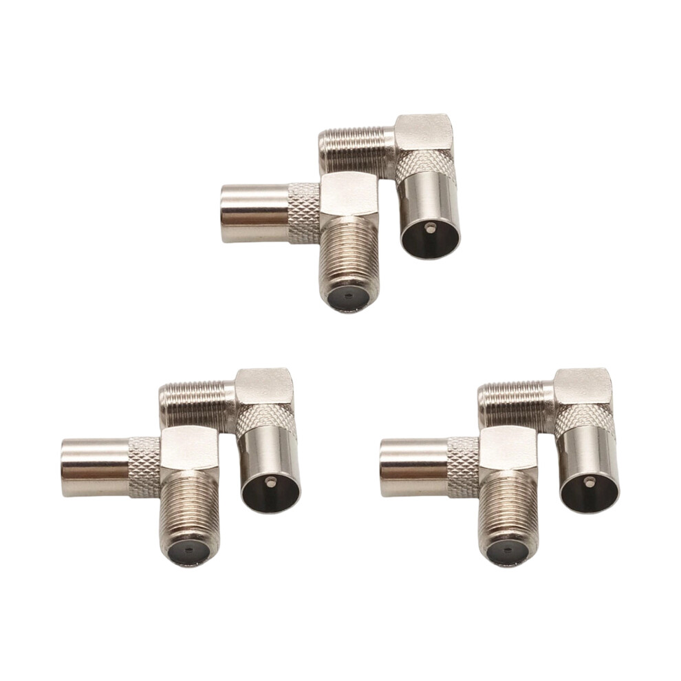 90 Degree Right Angle F Female To Male-Female F To Tv Male 7709000207886