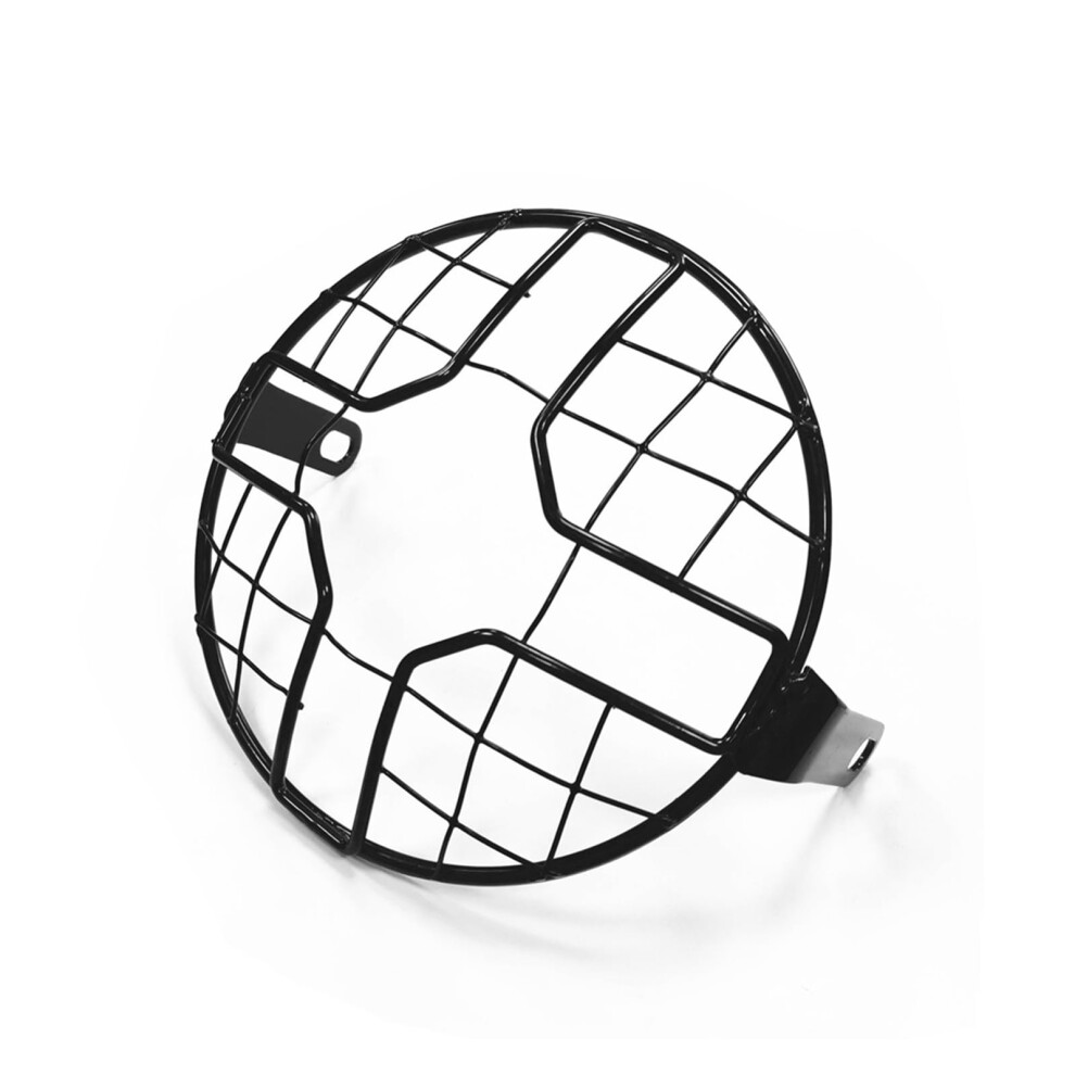 Universal 6.5 Inch Motorcycle Headlight Grill Cover Protector, Retro Metal Guard For Cafe Racer Chopper 9323874466798