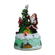 Adornos navideños: Mini accesorios navideños con materiales resistentes para una decoración de mesa del tamaño adecuado. Incluye luces LED