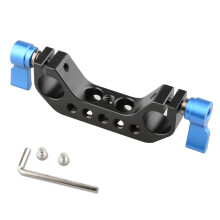 Heavy Duty Double Bore Tube Clamp Support For Studio Lighting