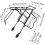 Bikes Rack for Back, Sturdy Rear Bicycles Basket, AntiSway Packing Tool 4