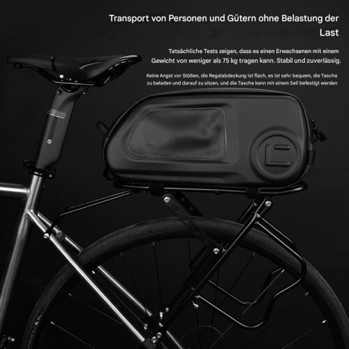 Bikes Rack for Back, Sturdy Rear Bicycles Basket, AntiSway Packing Tool 1