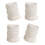 2 Pairs Ballet Themed Shoe Laces Durable Polyester-White 120cm 1