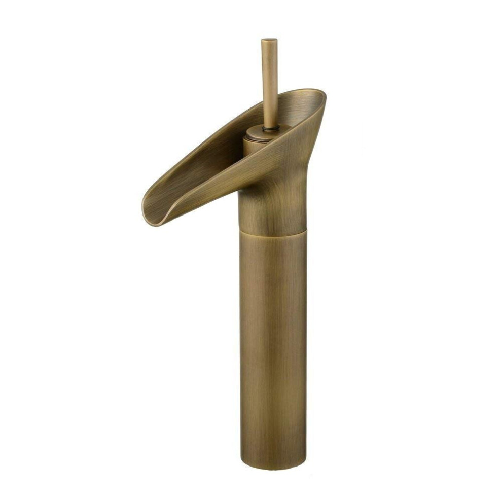Mono Sink Mixer Tap Basin Mixer Waterfall Tap For Bathroom Sink (High) 9105992768684