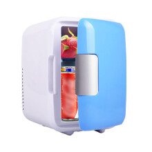 4L Mini Fridge Car Fridge for Home Dual Use Personal Fridge for Drinks Snacks Skin Care for Bedroom Office Car Dorm