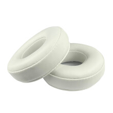 Noise Isolating Ear Pad Featuring Protein Leather and-White