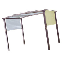 Replacement Gazebo Top Shade Canopy Quick Installation-cream