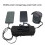 Zippered Case Storage Pouch Scratch Resistant Soft Pouch with 2