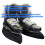 Rustproof Polyester Fabric Ice Skate Protectors For-Blue Small 6