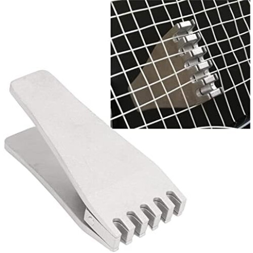 Tennis Racket String Clamp, Badminton Stringing Flying Clamp Tennis Racket String Machine Accessory Tool 1
