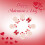 24Pcs Shining Valentines False Nail French Tip White With Bows 5
