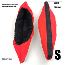 Anti Slip Polyester Ice Blade Protectors Rustproof-Red Small