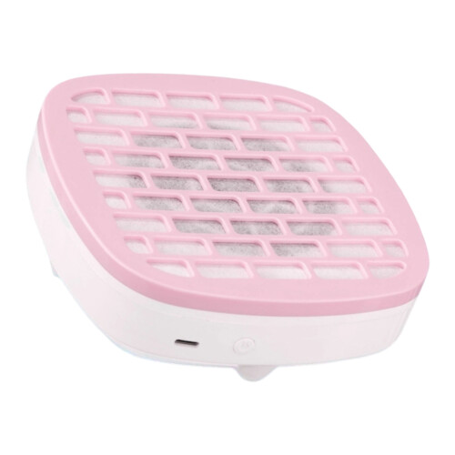 Portable Compact Nail Art Dust Collector Extractor Quiet-Pink