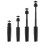 Adjustable Height Mini Tripod Rack Aluminum Alloy-Black 2