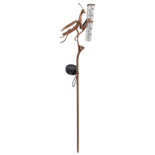 Solar Rain Gauge Rain Gauge with Lights Multifunctional Decorative Rain Gauge Mantis Shape Rain Gauge for Garden
