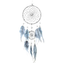 Dream Catcher Craft Wind Chime Dream Catcher Pearl Feather Pendant Wind Chime Outdoor Decoration Hanging Window Indoor