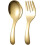 Short Handle Spoon Fork Set 304 Stainless Steel Storage Case Gold Scoop Dessert Fruit Tableware 5