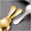 Short Handle Spoon Fork Set 304 Stainless Steel Storage Case Gold Scoop Dessert Fruit Tableware 2