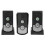 Wireless Intercom with High Gloss UV Surface, Doorbell Intercom System for 1 to 8 Floor Buildings, Long Range Intercom, Battery Efficient 2 Way Voice 2