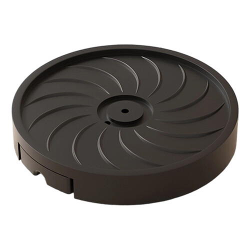 Universals Plant Saucers With Smooth-Black inner width 26